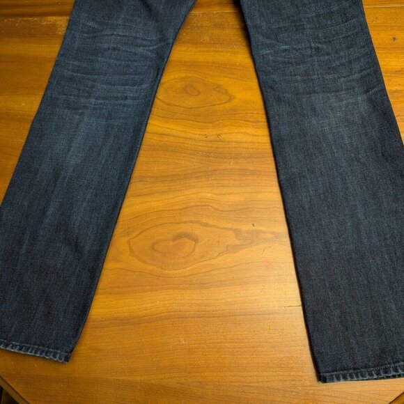 J Brand Jeans Mens 34x33 Blue Denim Kane Slim Straight Leg Indigo Cali Made USA - Picture 11 of 14